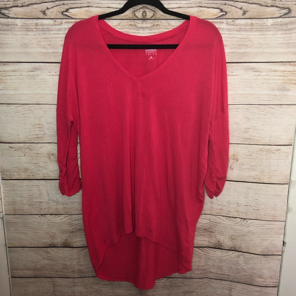 New York and Company bright pink top